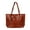 Brown, variant on Spencer Women's Tote Shoulder Bag Large Capacity Satchel Handbags PU Faux Leather Tassel Shoulder Purse (14.2*11.8*4.3inch, Pink)