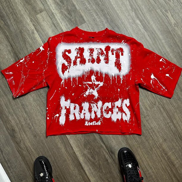 Camiseta de moda estilo Y2k, ropa de calle Harajuku, estampado de patrones de tendencia, ropa holgada informal para hombres y mujeres, sudadera con cuello redondo de gran tamaño