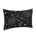 thumbnail image 2 of Binfone Space Galaxy Standard Size Pillowcase, Long Staple Pure Cotton Envelope Closure Pillow Cover,14"X20", 2 of 9