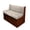 Cracked Leather Texture Design, variant on XYZCANDO Cracked Leather Texture RV Booth Seat Covers Anti-Slip RV Dinette Cushion Covers, Comfortable, Suitable for Travel Trailer Camper