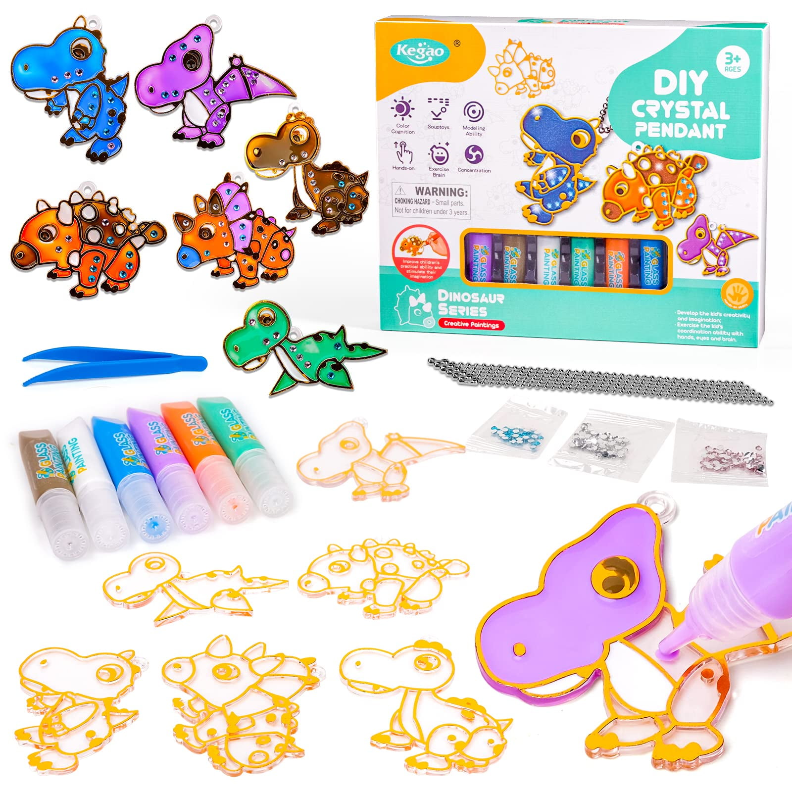 Lucyzero Arts And Crafts For 3 4 5 6 7 8 Year Old Kids Diy Craft Painting Kit Age 3 Girls Boys Dinosaur Gift 6 12 Children Birthday Gifts 5 10 Kids