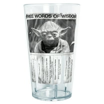 Star Wars Yoda Words of Wisdom  Tritan Drinking Cup Clear 24 oz.