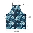 thumbnail image 6 of Goofa Ink Rose Printed Waterproof Apron 33" Chef Aprons for Men Heavy Duty Chemical Work Apron Adjustable Bib Apron, 6 of 9