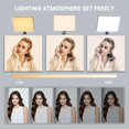 thumbnail image 5 of 10-inch LED Video Light Kit with 63" Tripod Stand - Adjustable 3-Color Lighting for YouTube/TikTok/Live Streaming, Includes Phone Mount, 5 of 10