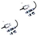 thumbnail image 4 of Matsuzay Cable de succión magnética para USB Carga rápida Cabeza redonda Opcional 3 EN 1 Enchufe para Android plata 2M 2piezas, 4 of 6