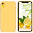 thumbnail image 1 of iPhone XR Case Liquid Silicone, AmPm Soft Gel Rubber Slim Lightweight Microfiber Lining Cushion Texture Cover Shockproof Protective Anti-Scratch Phone Cases for iPhone XR 6.1-inch, Black, 1 of 8