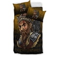 thumbnail image 4 of Vikingo Juego de Cama Vikingo Guerrero Odin Valhalla Cuervo Juego de Cama Rlt12, 4 of 5