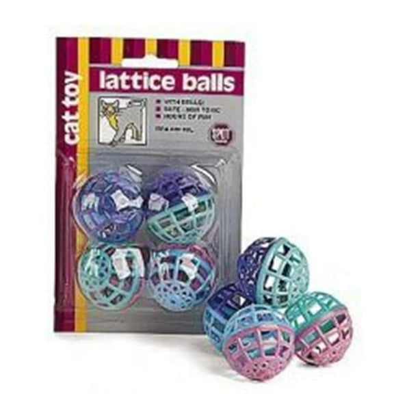 Ethical Cat Lattice Balls 4 Pack - 2914BL