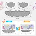 thumbnail image 2 of Reposamuñecas para teclado JIKIOU Upgrade Leather Cloud, 2 of 7