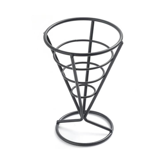 Billuyoard Soporte para patatas fritas en cono, soporte para patatas fritas, pescado y patatas fritas y aperitivos, soporte para cesta de cono, soporte para Cocina y Comedor Tipo 2 10*14.5 cm Billuyoard JJ20127-01