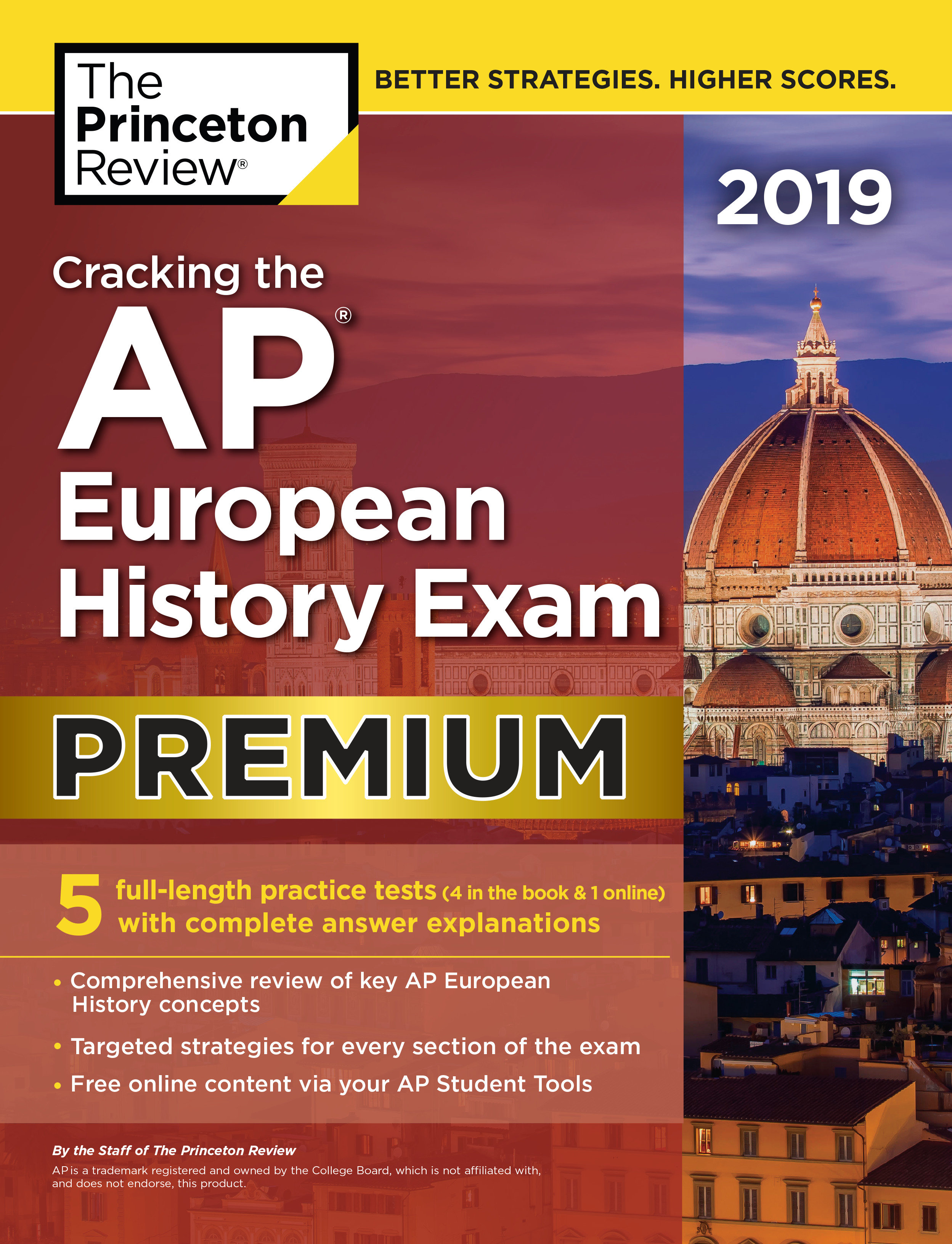 - History Edition 5 : Practice 2019, the Content Tests Exam Review Complete  AP + Cracking European Premium Walmart.com