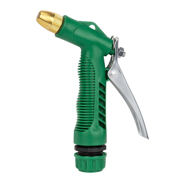 Penkiiy Adjustable Water Jet Hose Nozzle with Rear Trigger and Comfort Grip, Good Pressure Water Spray Lengthen Adjust Nozzle Tools for Cleaning, Watering Plants & Yards, Washing Cars & Pets