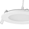 thumbnail image 6 of Everlume Collection 4 in. Satin White LED Low Profile Canless Recessed Downlight, 6 of 11