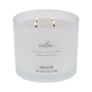 Allswell Calm 4-Wick Scented Spa Candle, 40.2 oz