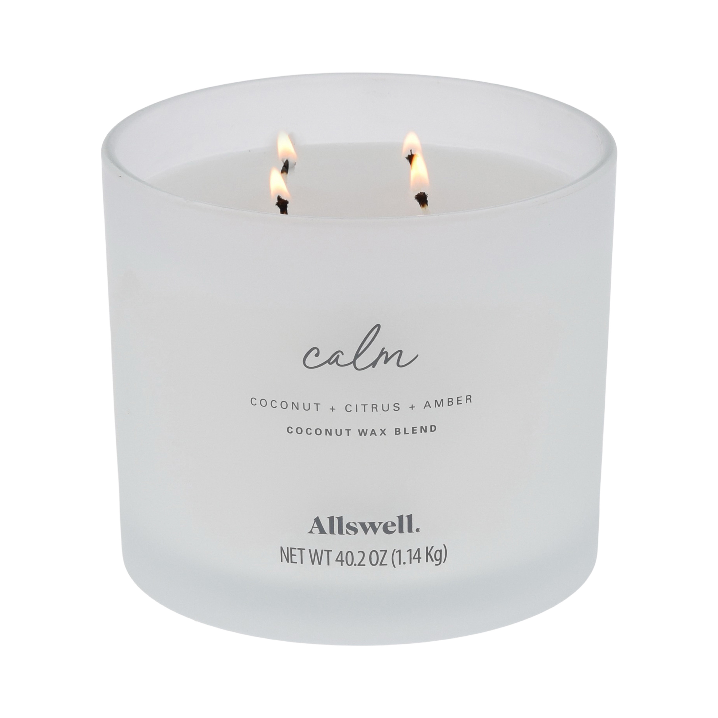 Allswell Calm 4-Wick Scented Spa Candle, 40.2 oz photo 1