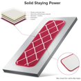 thumbnail image 3 of HSHDLDF Red Carpet Stair Treads Non-Slip Indoor with Non Skid Rubber Backing Specialized for Indoor Steps (25.5x9.5 Inch, 13Piece, Raspberry Wine Color), 3 of 7