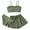 Army Green, variant on Huowey Toddler Girls Swimsuit 3 Piece Cute High Waisted Ruffle Trim Swimsuit Bikini Sets With Beach Shorts Swimwear,Red,10-12 Years