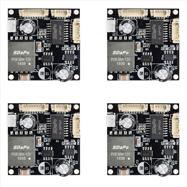 4X PM3812AT 2A MóDulo POE Aislado de Industrial Resistente una la Temperatura 25,5 W