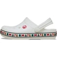 thumbnail image 4 of Sandalia Crocs Crocband Zueco Blanco Holiday Unisex 9W/7M, 4 of 7