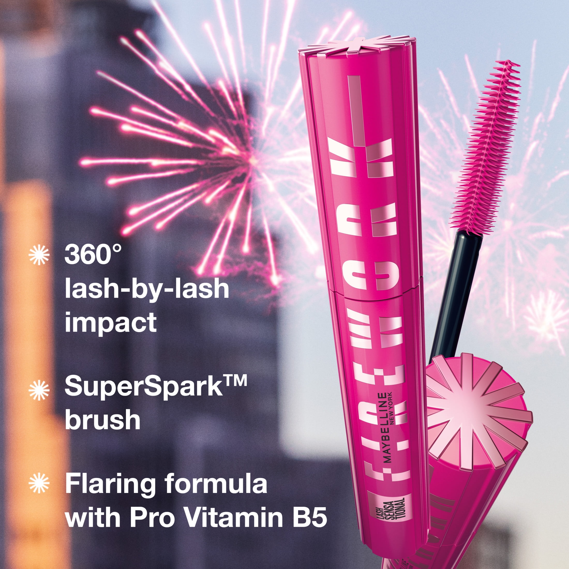 Maybelline Lash Sensational Firework Washable Mascara, Black photo 7