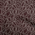 thumbnail image 1 of oneOone Polyester Spandex Chocolate Brown Fabric Abstract Circle Sewing Craft Projects Fabric Prints By Yard 56 Inch Wide, 1 of 4