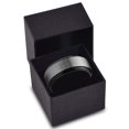 thumbnail image 3 of P. Manoukian Tungsten Wedding Band Ring 8mm for Men Women Black & 18K Yellow Gold Plated Beveled Brushed Polished Lifetime Guarantee Size 6.5, 3 of 4