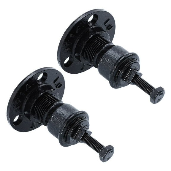 VORCOOL 2Pcs Iron Handrail Mounting Brackets Solid Stair Banister Holders for Home