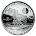 thumbnail image 2 of 2019 Niue 1 oz Silver 50th Anniversary Moon Landing Curved Proof, 2 of 4