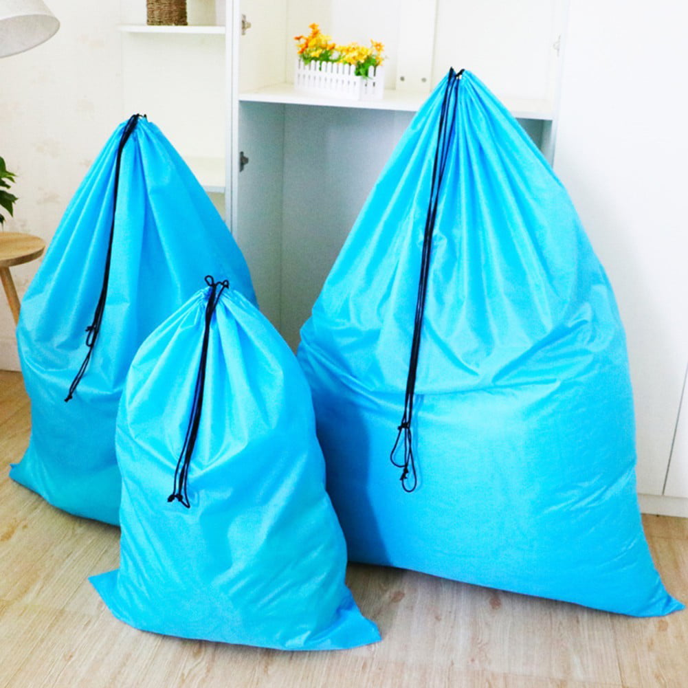 Large Laundry Bag Sack With Drawstring Dirty Clothes Storage Bag 37*47.2 Inch 