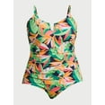 thumbnail image 6 of Time and Tru Women's and Plus V Wire One Piece Swimsuit, Sizes XS-3X, 6 of 6
