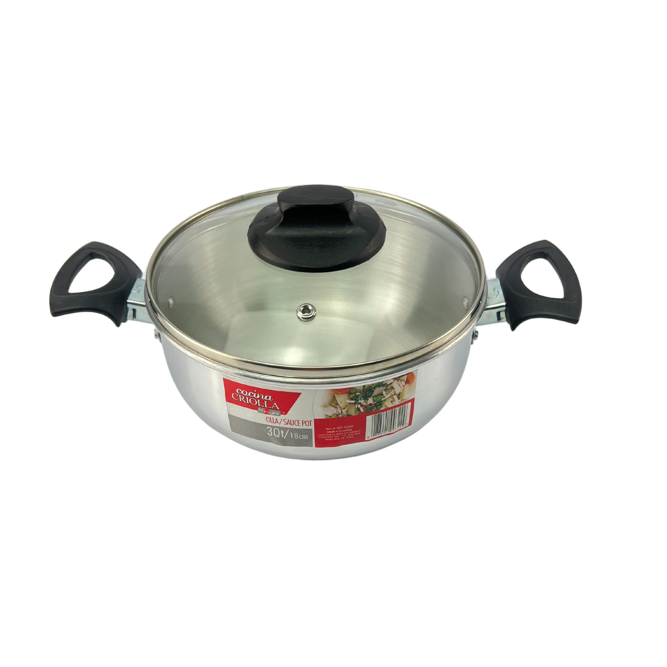 Cocina Criolla 3qt Sauce Pot with Glass Lid