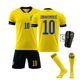 thumbnail image 1 of 2022 nueva camiseta de fútbol para niños 10 # Ibrahimovic pantalones cortos de moda camisetas de fútbol traje calcetines/set-B10 amarillo-16 BmatwkZeng Bmatwk Jersey, 1 of 2