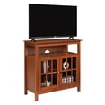 thumbnail image 3 of Convenience Concepts Big Sur Highboy TV Stand with Storage Cabinets for TVs up to 40 Inches, Cherry, 3 of 7