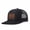 Black, variant on GIRL DAD Letter leather label pattern, suitable for travel and casual outfits, breathable outdoor baseball cap for men, adjustable