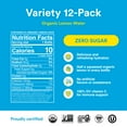 thumbnail image 5 of Lemon Perfect 4-Flavor Variety Pack, Organic, Zero Sugar, Flavored Lemon Water, Delicious and Refreshing, Hydration 15.2 fl oz Bottles (12-Pack), 5 of 5