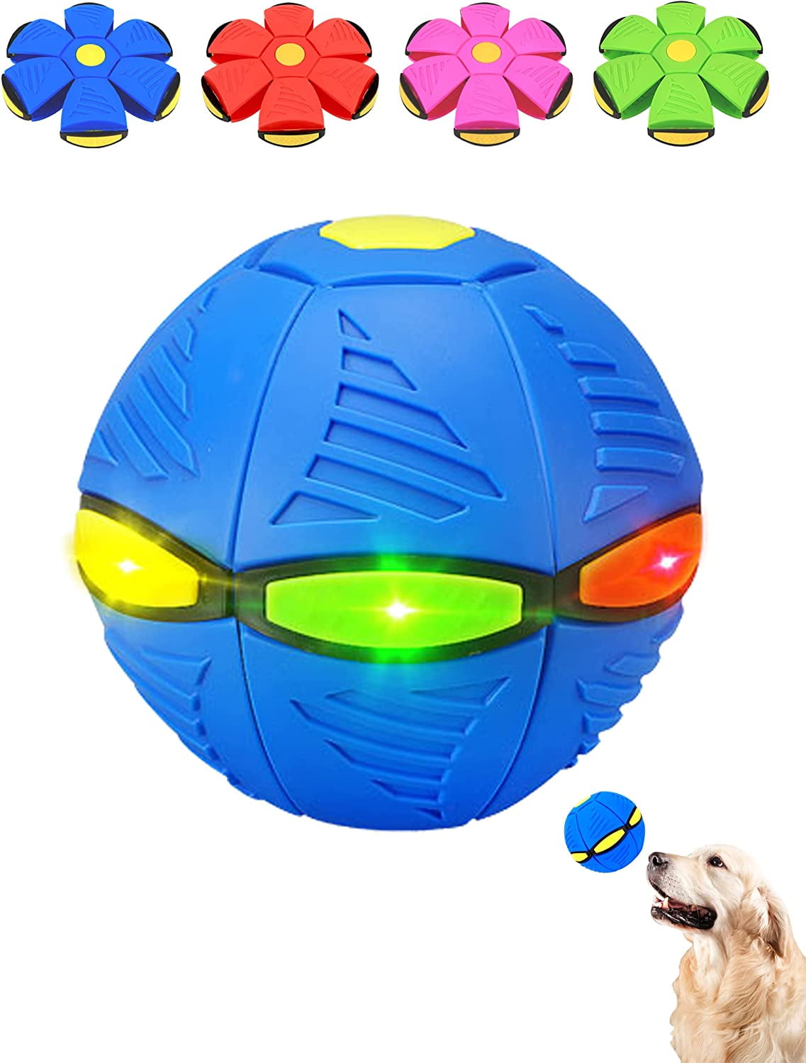 Pet Toy Flying Saucer Ball, New Flying Saucer Ball Dog Toy, Flying