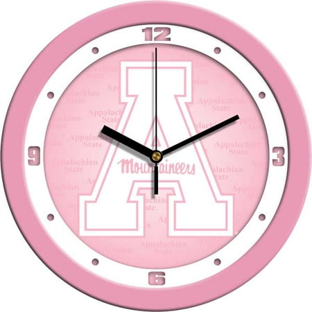 Appalachian State Pink Wall Clock