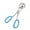 Blue, variant on LYINGF None-Stick Meatball Maker with Detachable Anti Slip Handles Stainless Steel Meat Tongs Cake Ice Tongs,Cake Pop, Ice Tongs, Cookie Dough Scoop for Kitchen