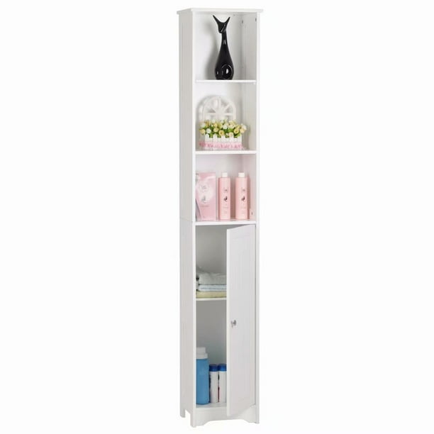 Akoyovwerve 5-Layer Bathroom Storage Cabinet Tower Bath ...