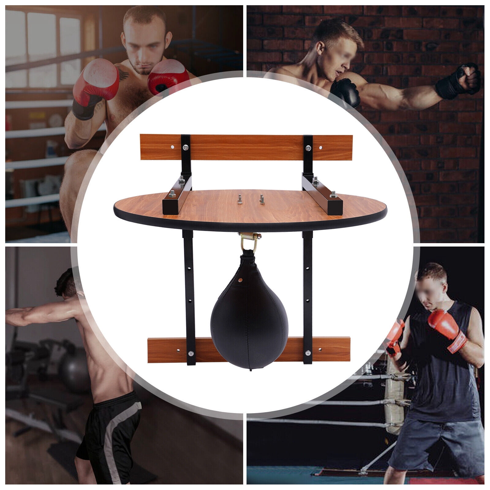 WYGVNR Speed Bag Platform, Boxing Training Speed Bag Platform with Speed Bag Swivel for Workout, Punching, Training, Boxing, Exercise