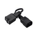thumbnail image 4 of Cable de extensión de alimentación de CA,Enchufe IEC 320 C14 macho estándar americano hembra,Enchufe IEC 320 C14 al cable de alimentación estándar americano,IEC 320 C14 al cable de, 4 of 9