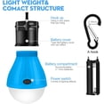 thumbnail image 2 of 6 st Campinglampor för Tält, Bärbar Batteridriven Campinglykta LED Tältlampa 3 Belysningslägen Utomhus Hängande Lampa för Nödläge, 2 of 5