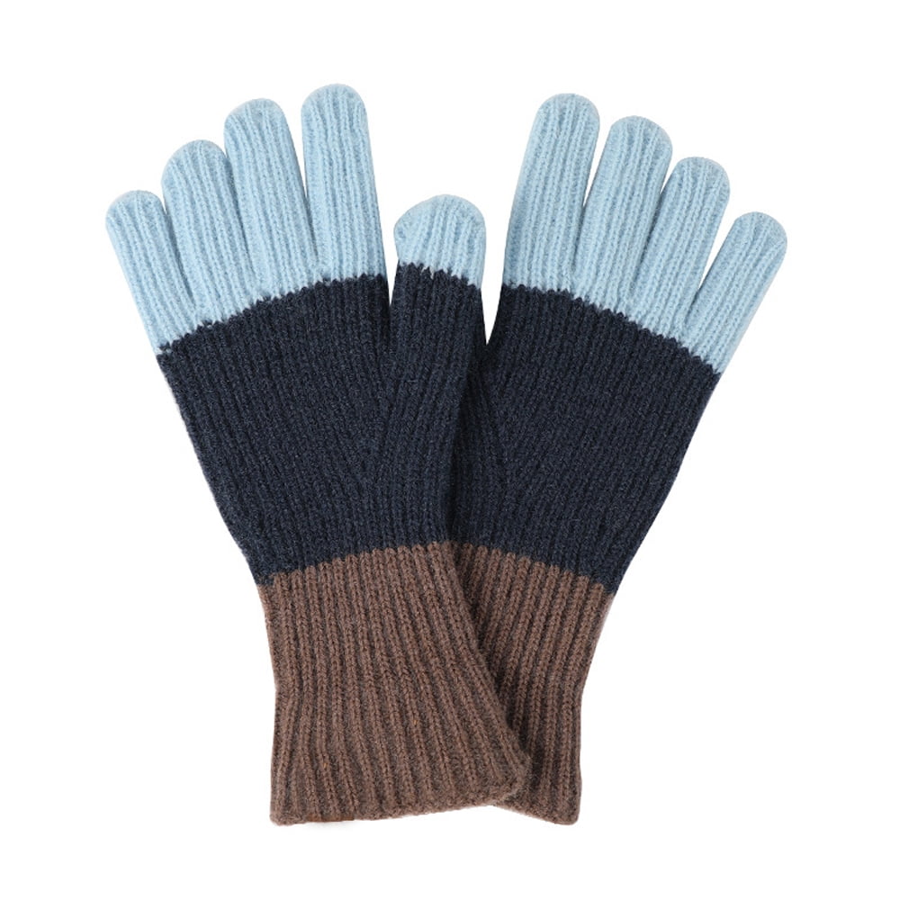 Star Winter Gloves for Women Warm Knit Gloves Touchscreen Girls Gloves