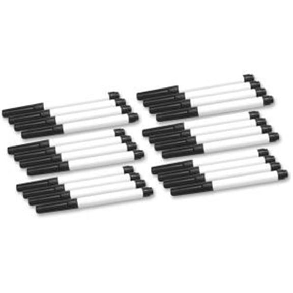 Flipside Products Dry Erase Pen - Black - Pack of 24