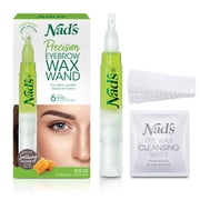 Nad's Women's Facial Wax Wand and Eyebrow Shaper 0.2oz (6g), Eyebrow Kit, Hair Removal Wax, Hypoallergenic, No-heat Formula