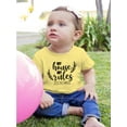 thumbnail image 2 of My House My Rules T-Shirt Infant -Smartprints Designs,  12 Months, 2 of 4