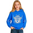thumbnail image 3 of Fiaer Kids Highland Cow Hoodie Cowboys Shirt Funny Graphic Sweatshirt Cute Tops,Size 2-14 Years Blue 100, 3 of 8