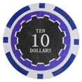 thumbnail image 3 of Brybelly CPEC-25 Eclipse 14 Gram Poker Chips (25 Pack)-$0.50, 3 of 8