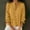 Tops-686Yellow, variant on Xdegoge Linen Peplum Blouses for Women Split V Neck Three Quarter Ruffle Sleeve Dressy Work office Vibe Flowy Loose Fit Solid Pintuck Button Down Lightweight Spring Tops