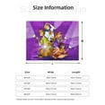 thumbnail image 2 of Lsque Scooby-Doo Print Flannel Throw Blanket, Ultra-soft Blanket for Bed, Couch, Car, Hypoallergenic Anti-pilling blanket-50"x40", 2 of 8